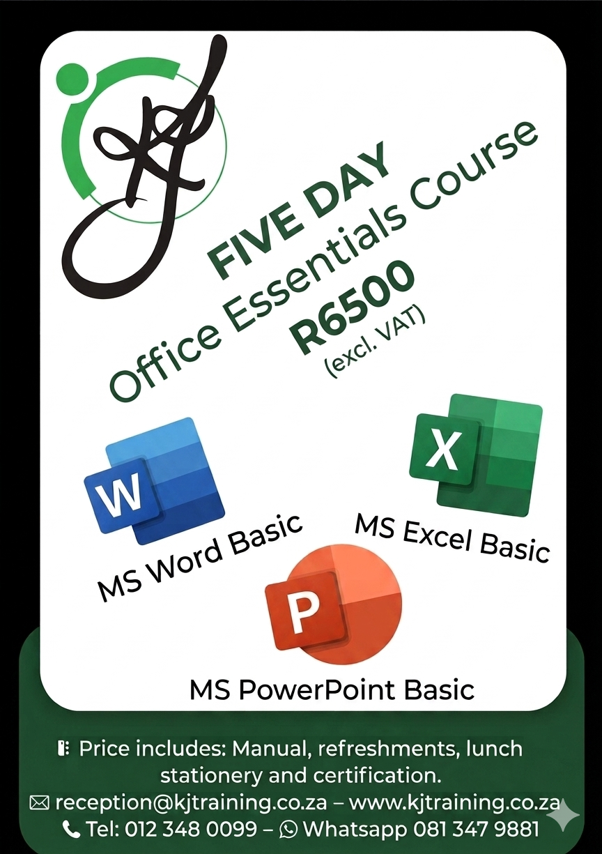 KJ Training Monthly Specials